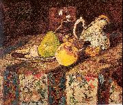Monticelli, Adolphe-Joseph Still Life with White Pitcher painting